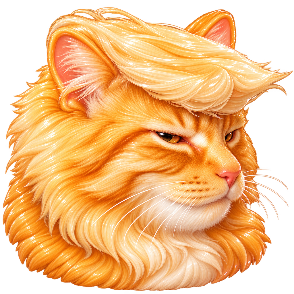 Illustrated TrumpCat profile mark